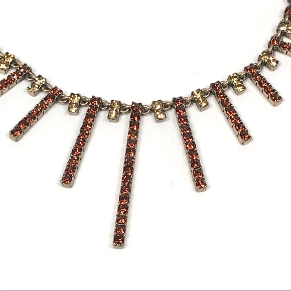 VTG Pilgrim Danish Design Stone Collar Necklace - Picture 2 of 7